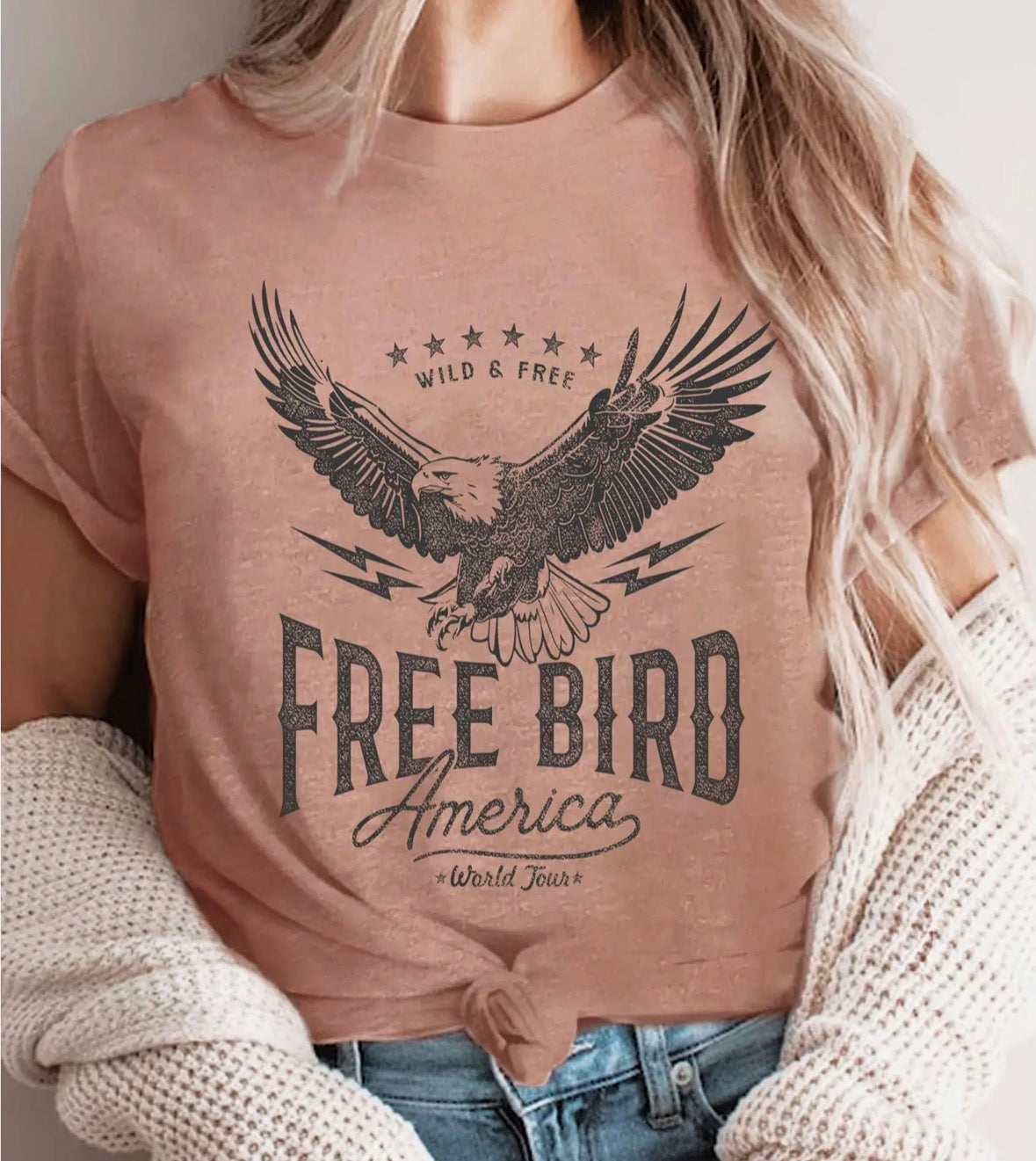 Free Bird Graphic Tee | 100% Cotton