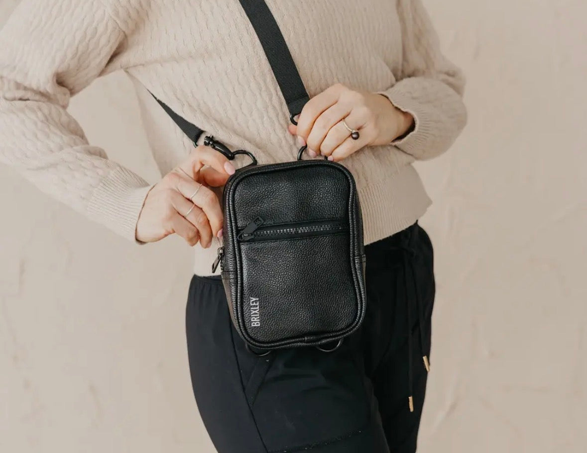 Brixley Leather Midnight Crossbody