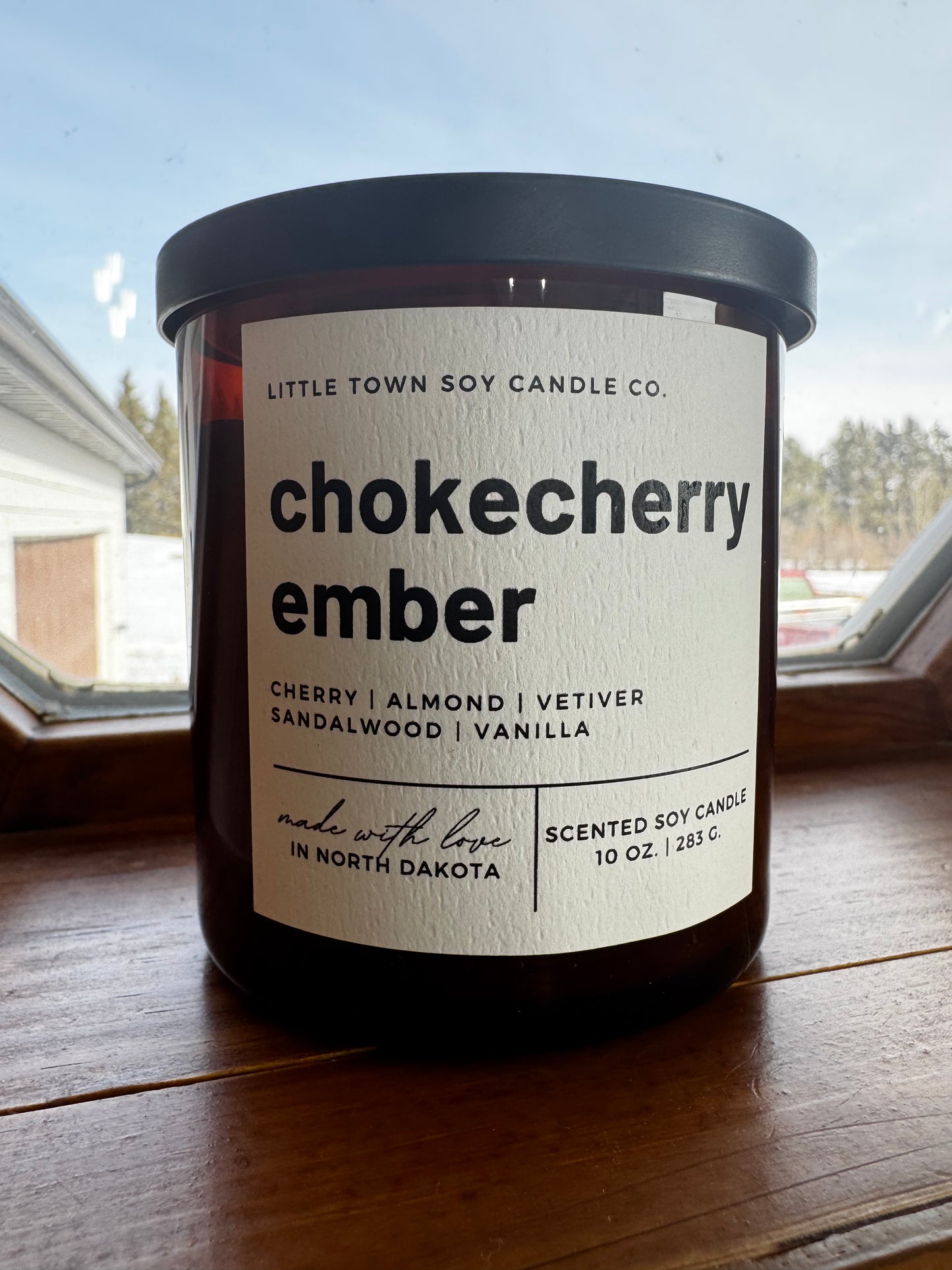 Little Town Soy Candle Co. Chokecherry Ember