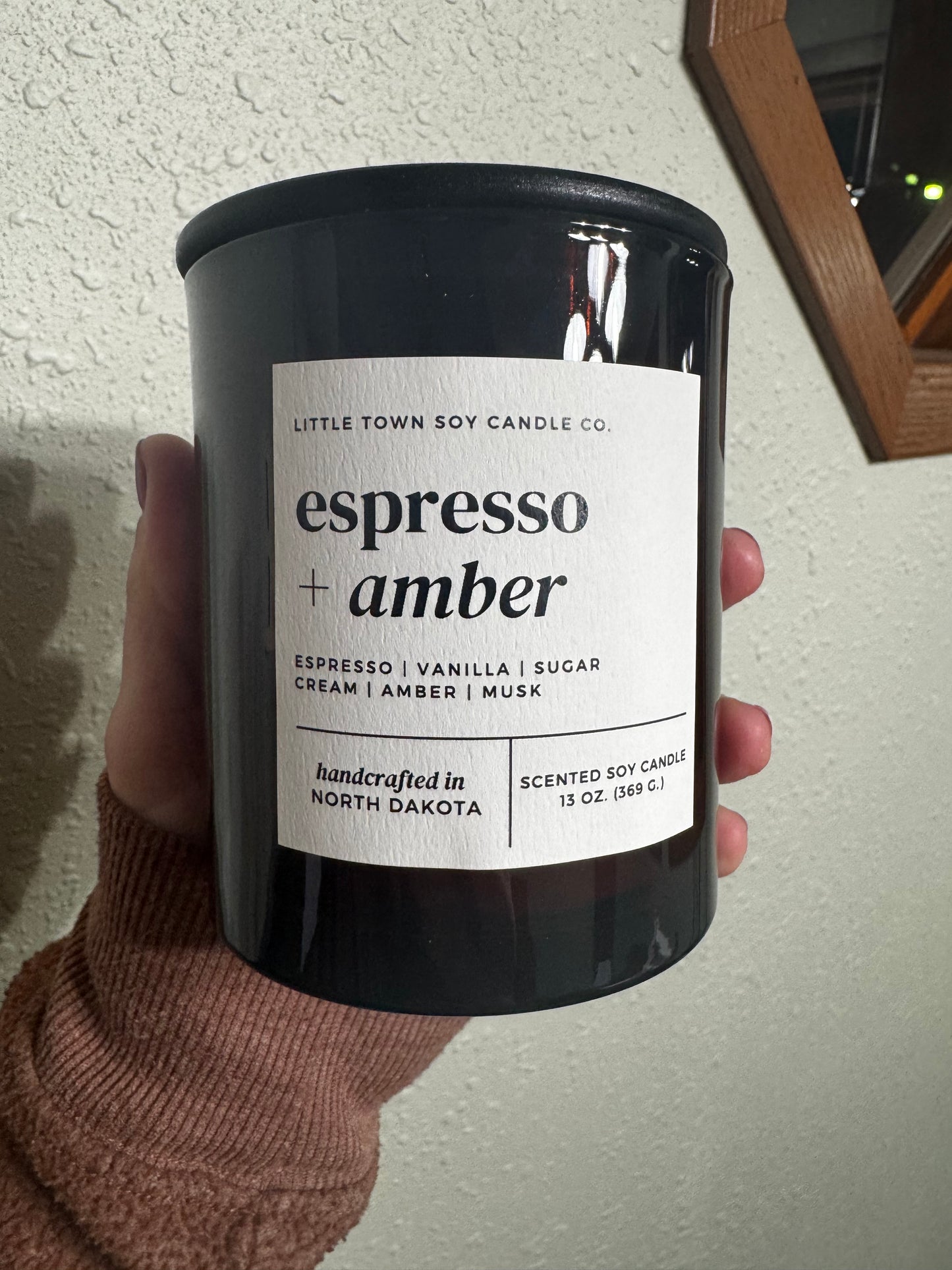 Little Town Soy Candle Co Candle | Espresso + Amber | NEW