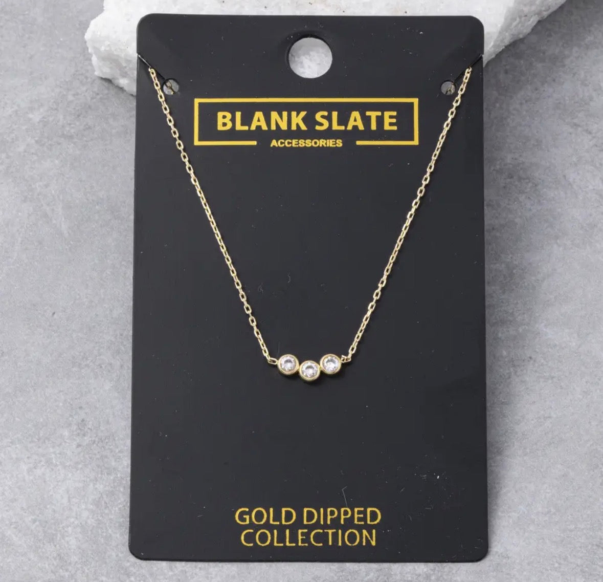 Gold Dipped Dainty Necklace