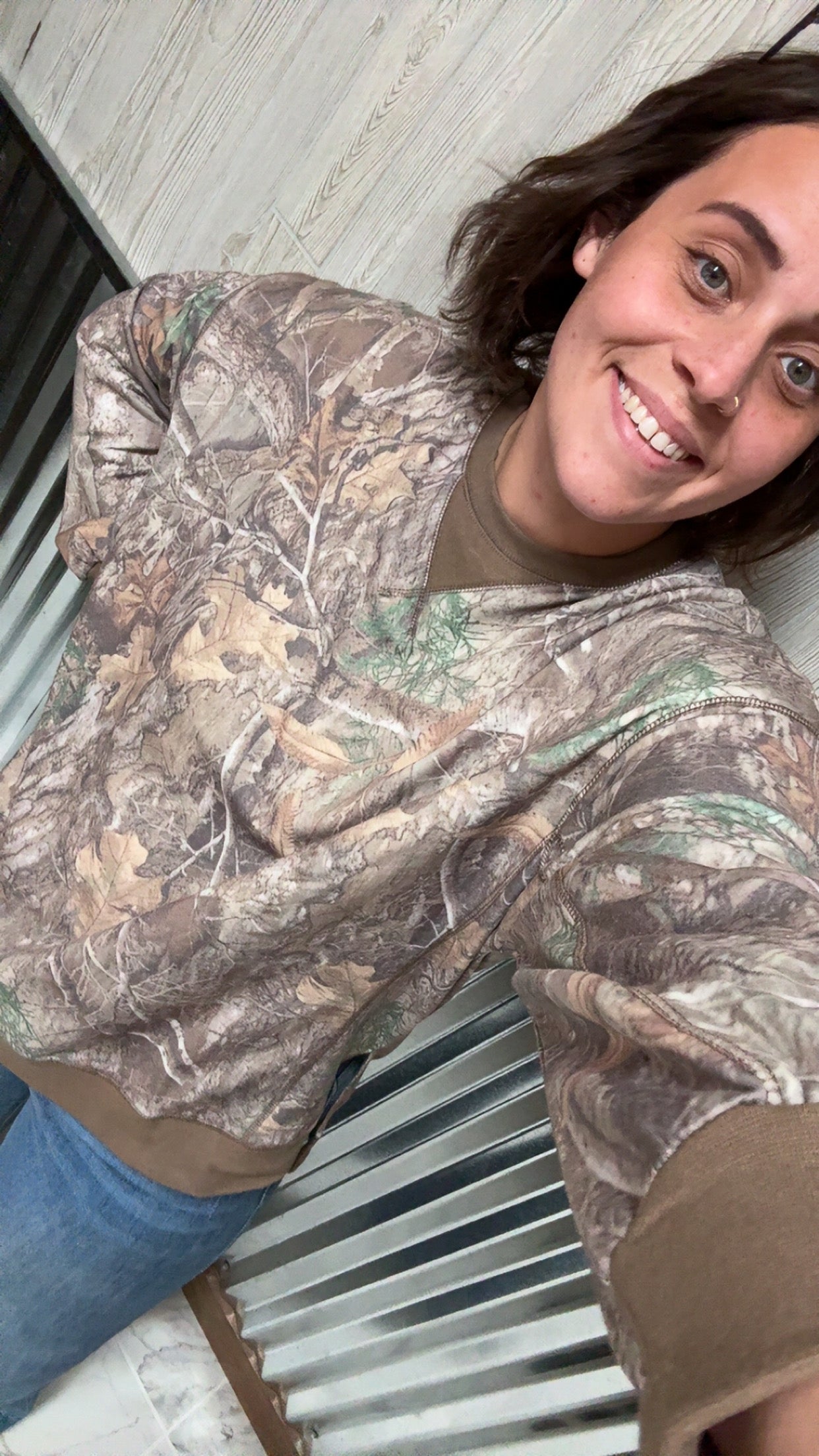 Camo Crewneck