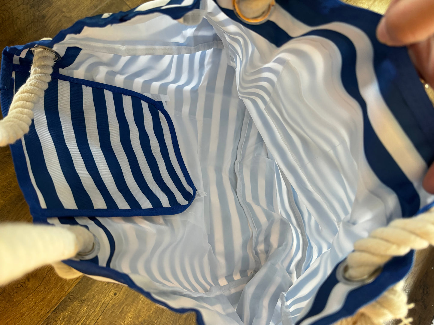 Rope Handle Beach Bag