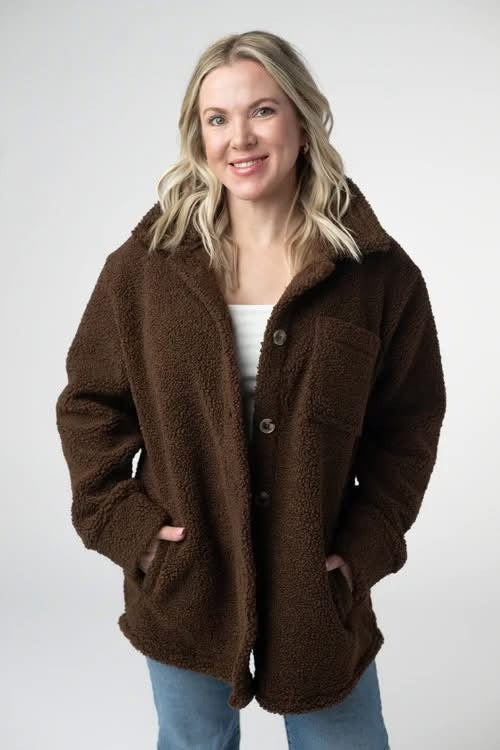 Teddy Oversized Shacket