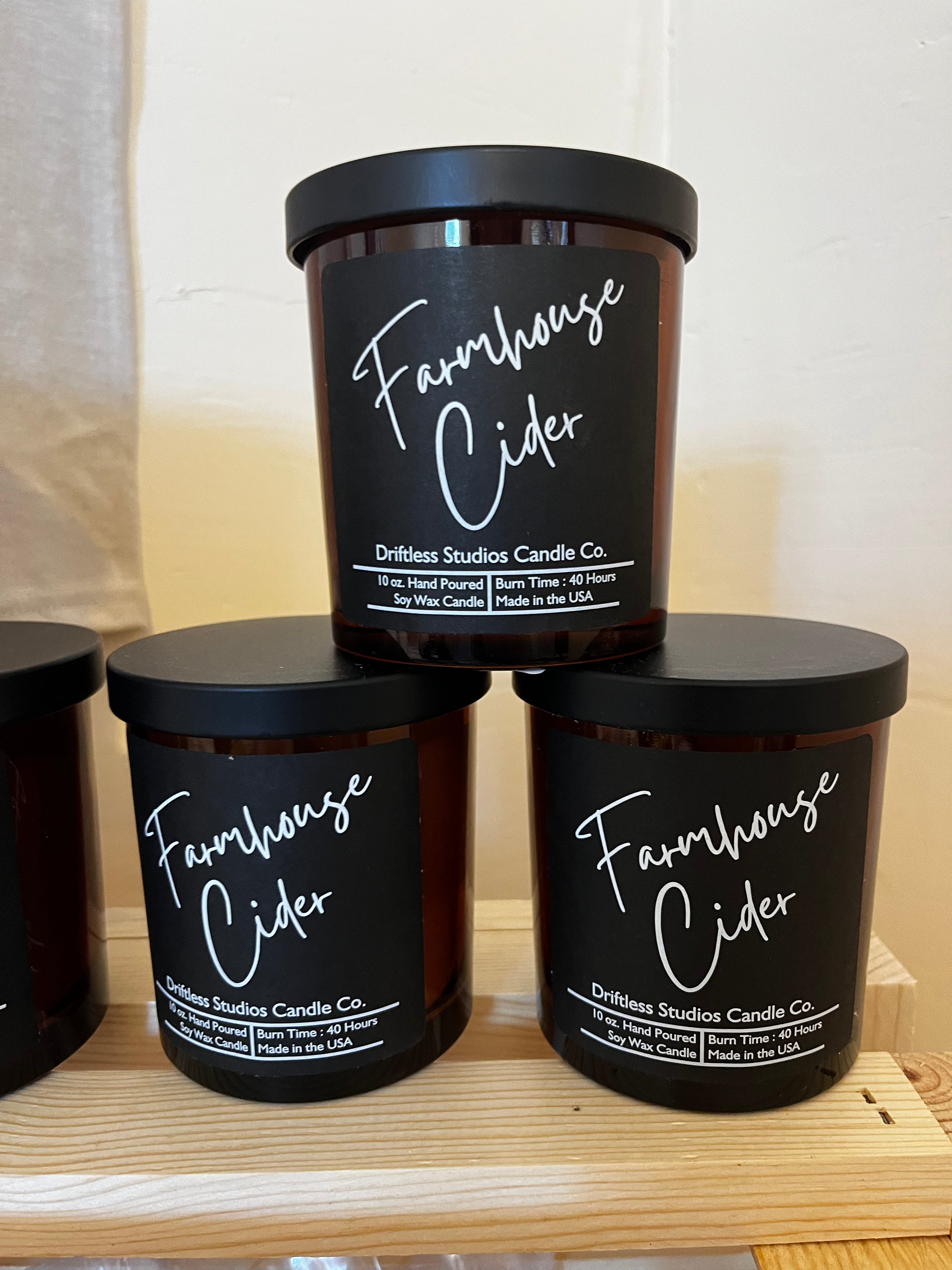 Farmhouse Cider Soy Candle Wheat & Wildflower