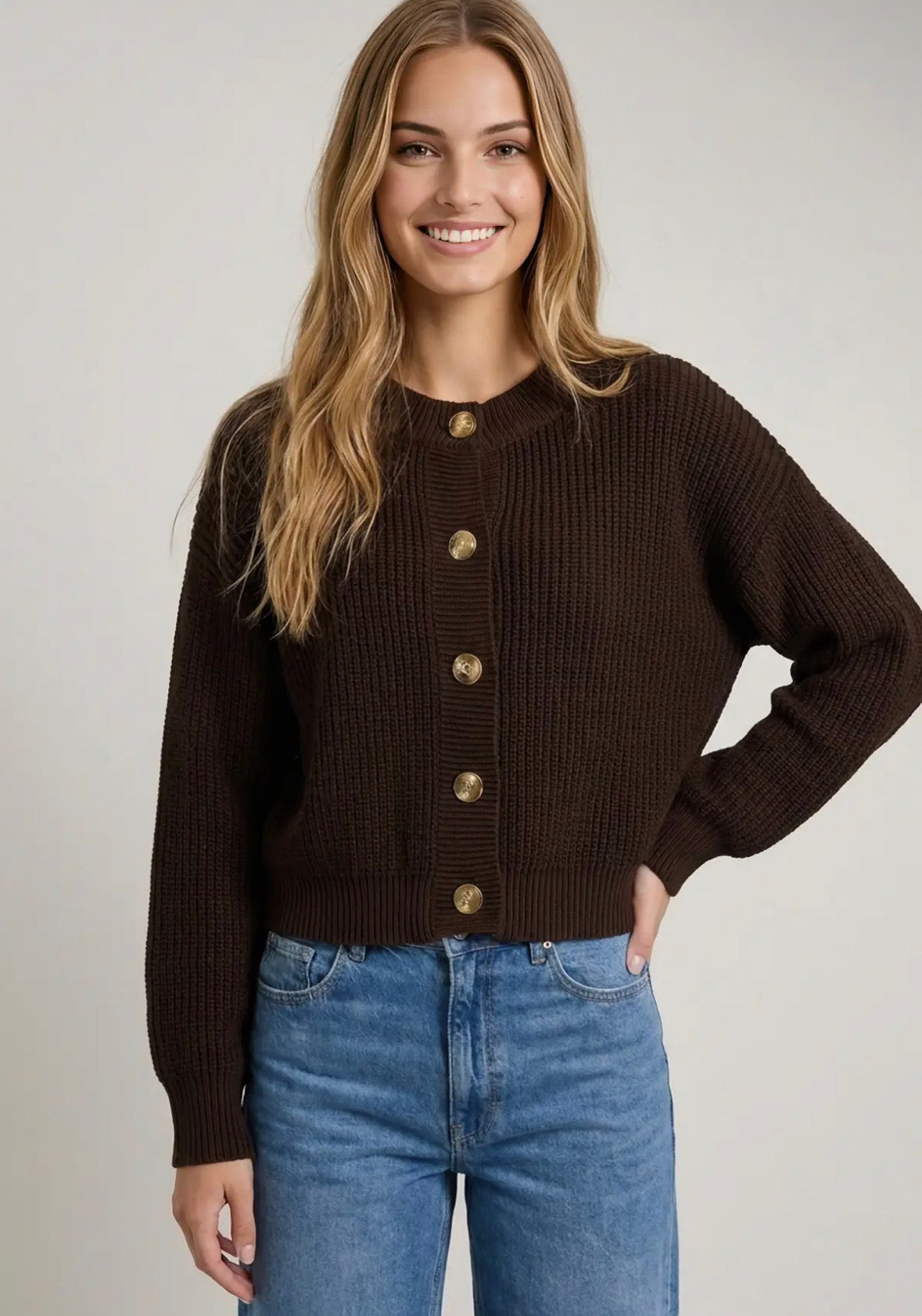 Button Front Cardigan | 100% Cotton | Multiple Colors