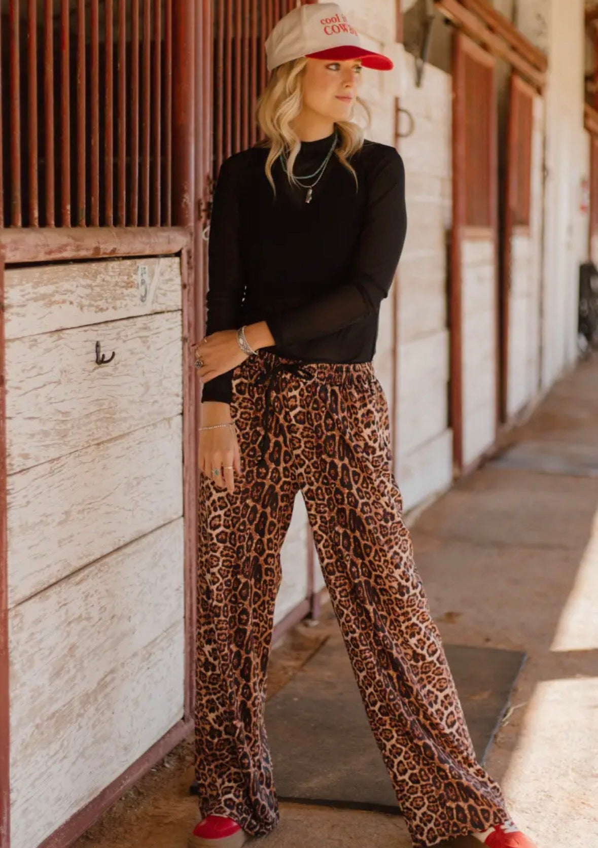 Leopard Print Pants