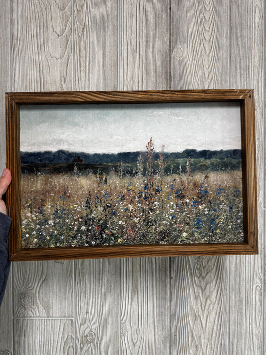 Vintage Wildflower Wall Hanging