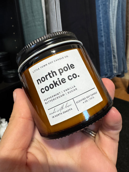 Little Town Soy Candle Co. North Pole Cookie Co.