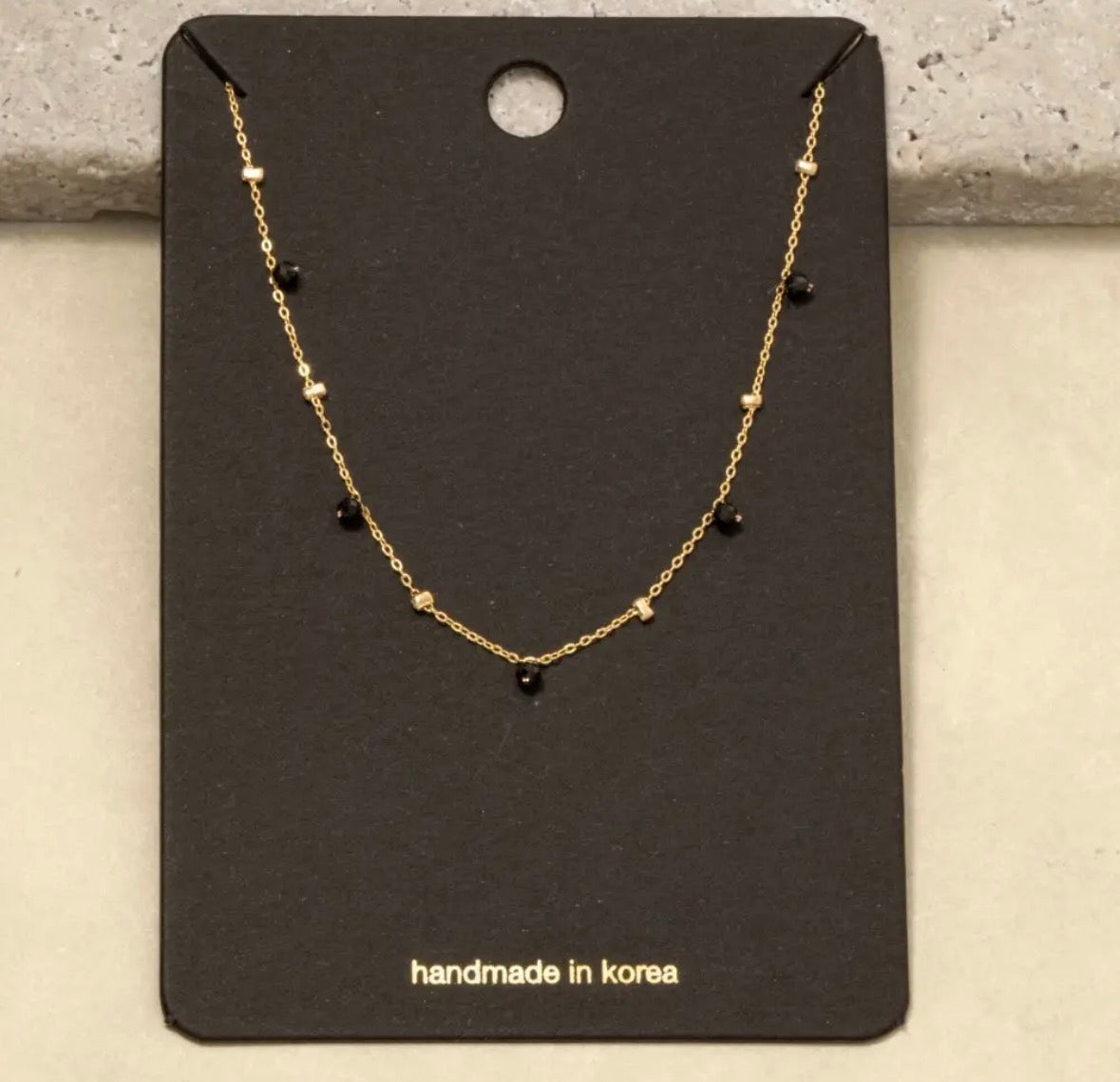 Dainty Mix Bead Necklace