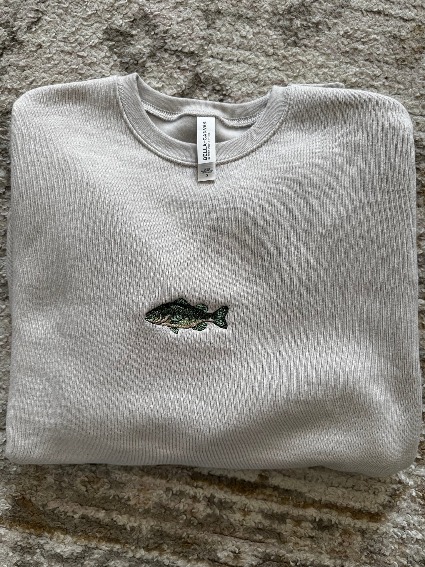 Embroidered Fish Crewneck