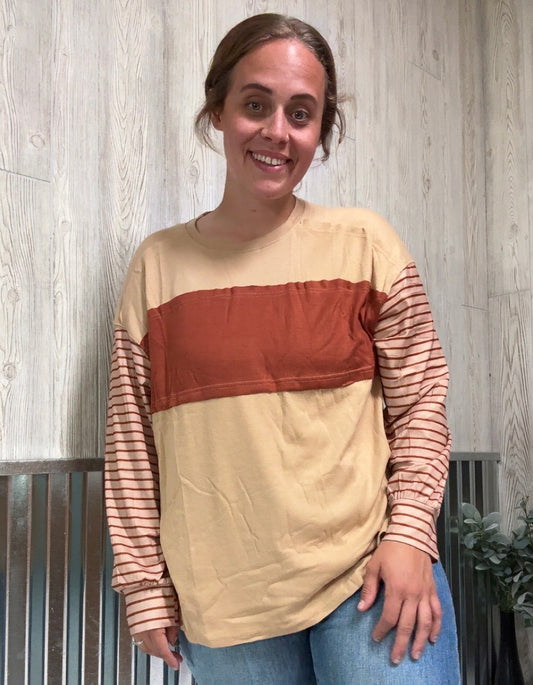 Multicolor Striped Long Sleeve