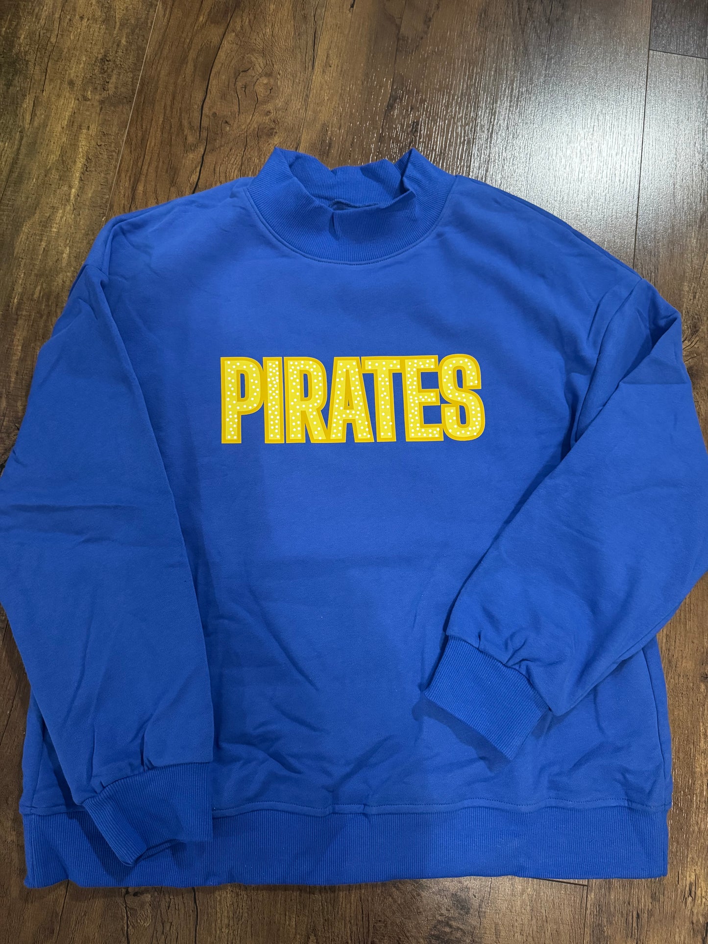 Mock Neck Polka Dot Pirate Crew