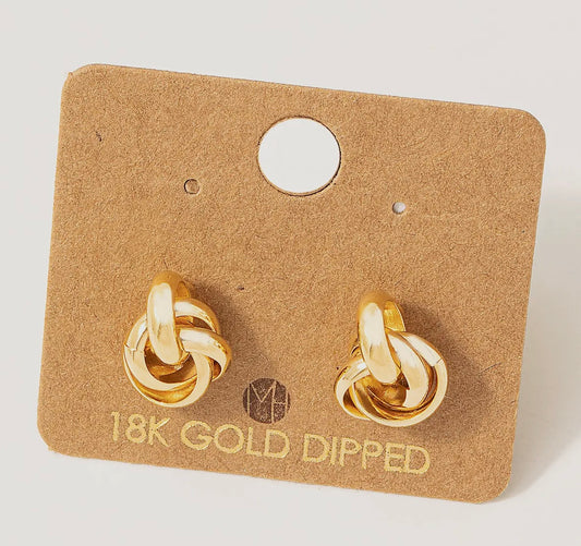 Metallic Knot Studs
