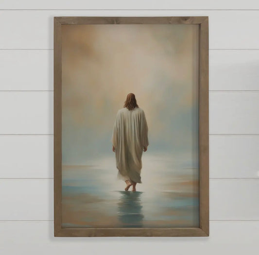Jesus Walking on Water Wall Art