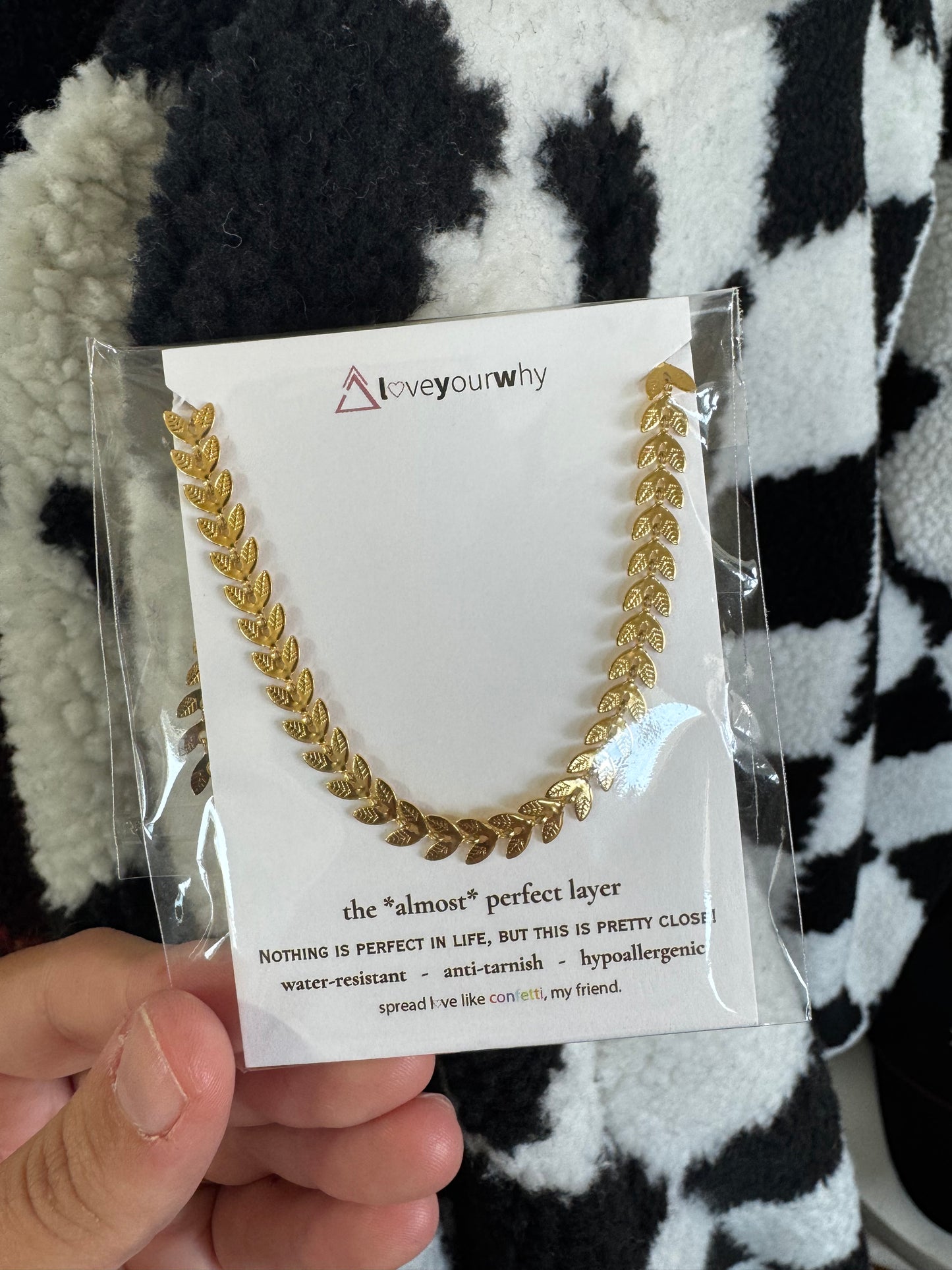 Leaf Gold Necklace