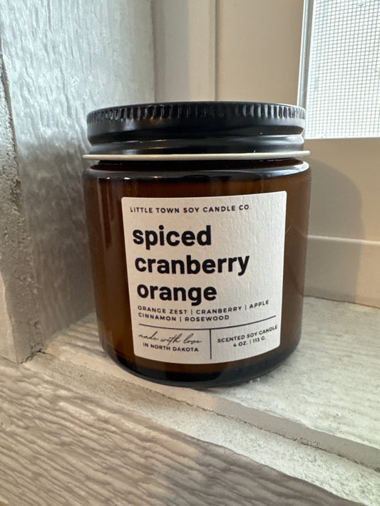 Little Town Soy Candle Co. Spiced Cranberry Orange