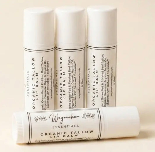 Organic Tallow Lip Balm (4 Pack)
