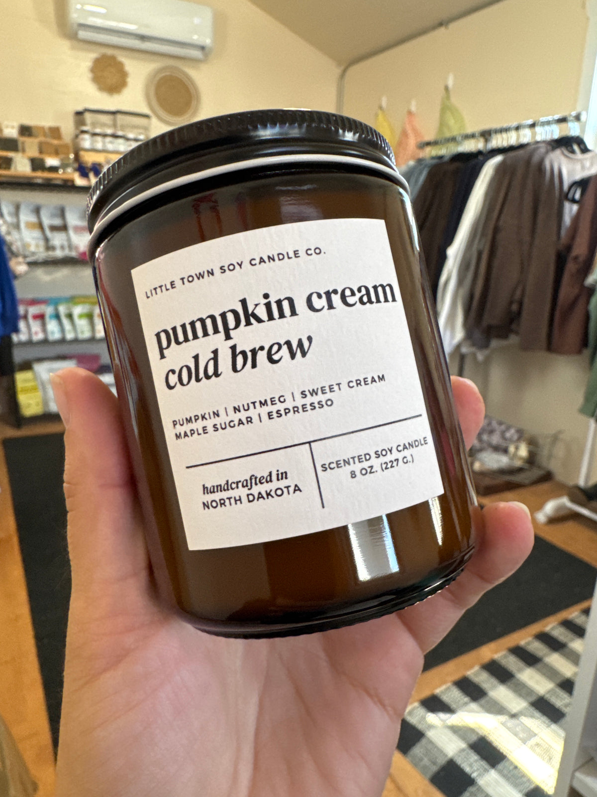Little Town Soy Candle Co | Pumpkin Cream Cold Brew | 8oz