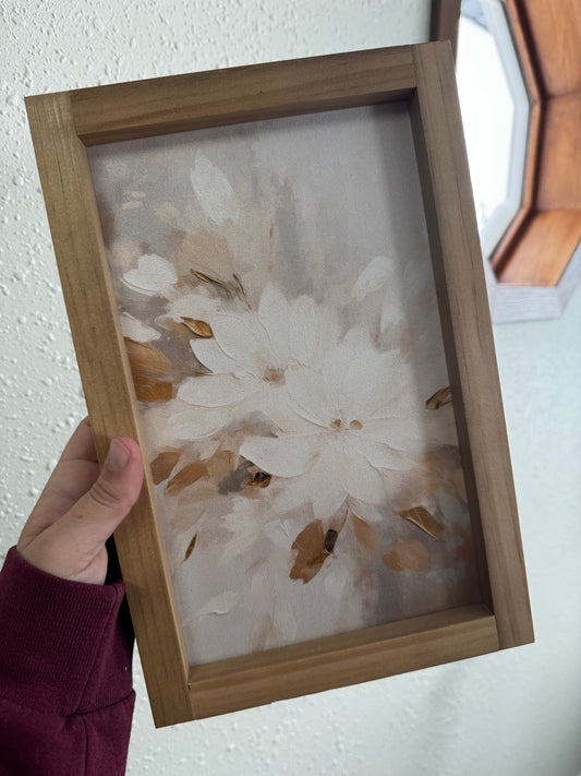 Pastel Petals Wood Sign