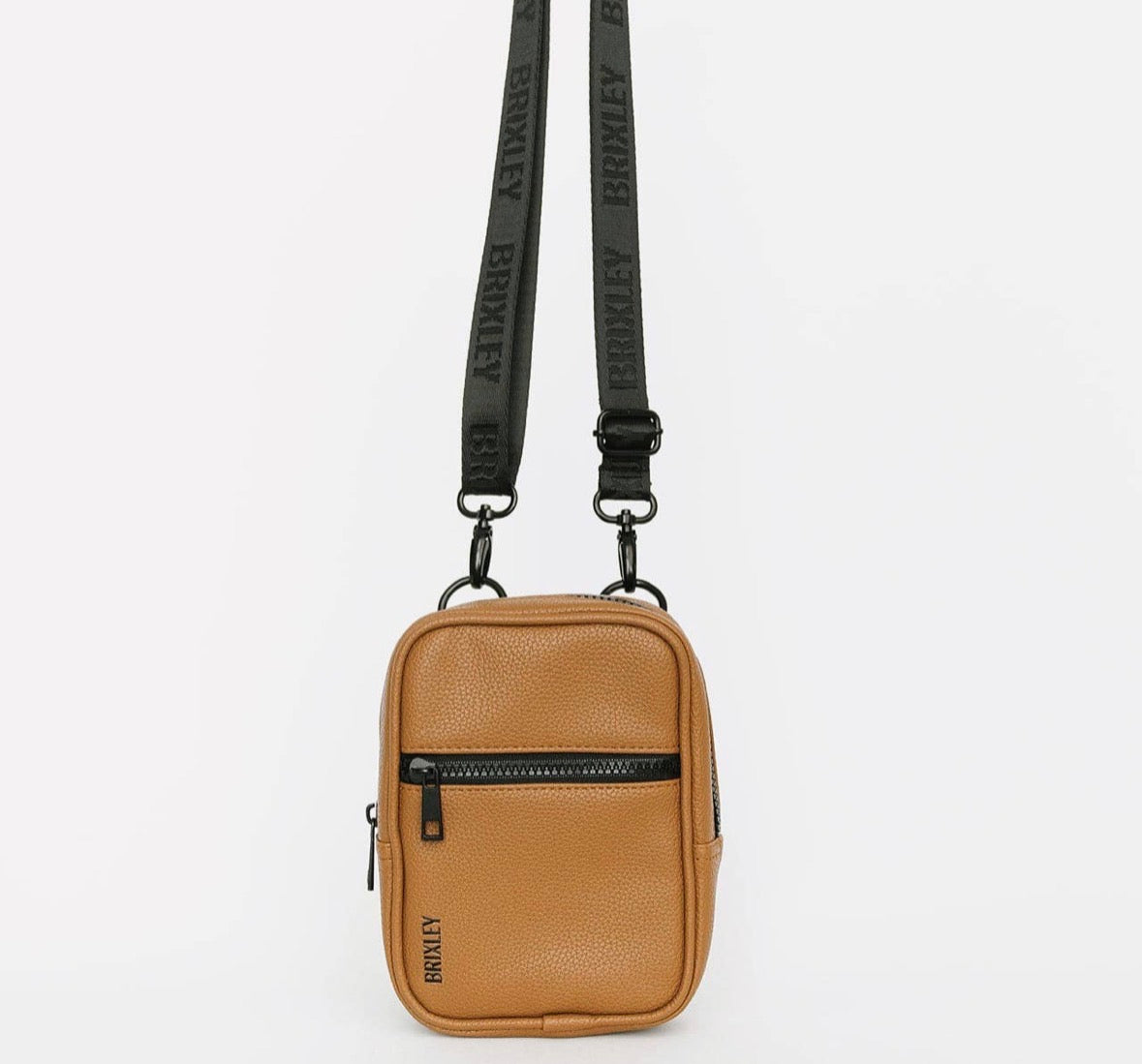 Brixley Leather Toffee Crossbody
