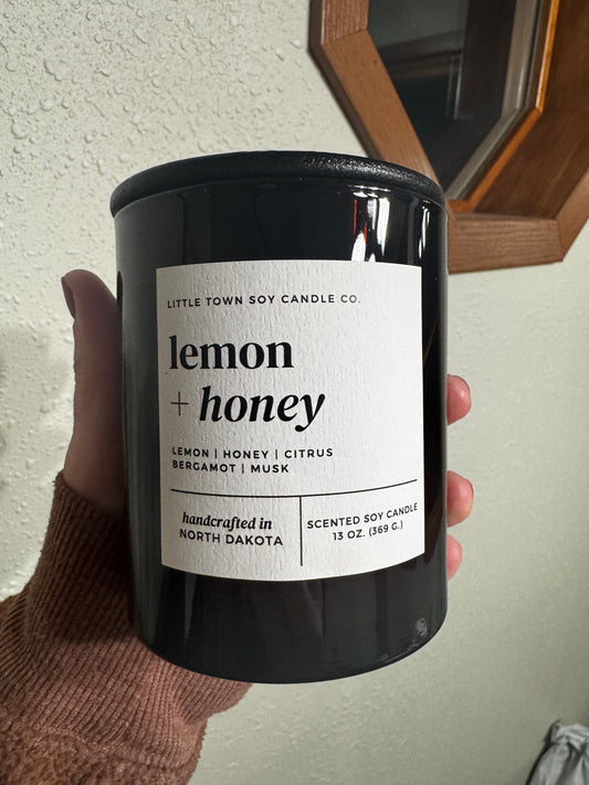 Little Town Soy Candle Co Candle | Lemon + Honey | NEW
