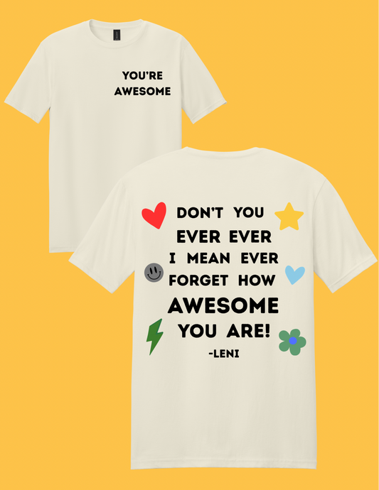 FUNDRAISER: LENI JORSTAD | Tees | Multiple Sizes | Black Writing |