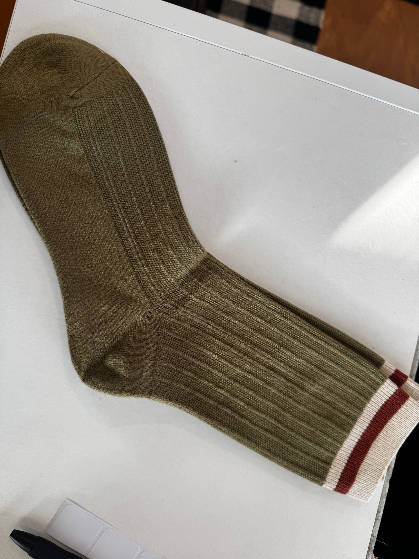 Colorblock Wool Blend Socks