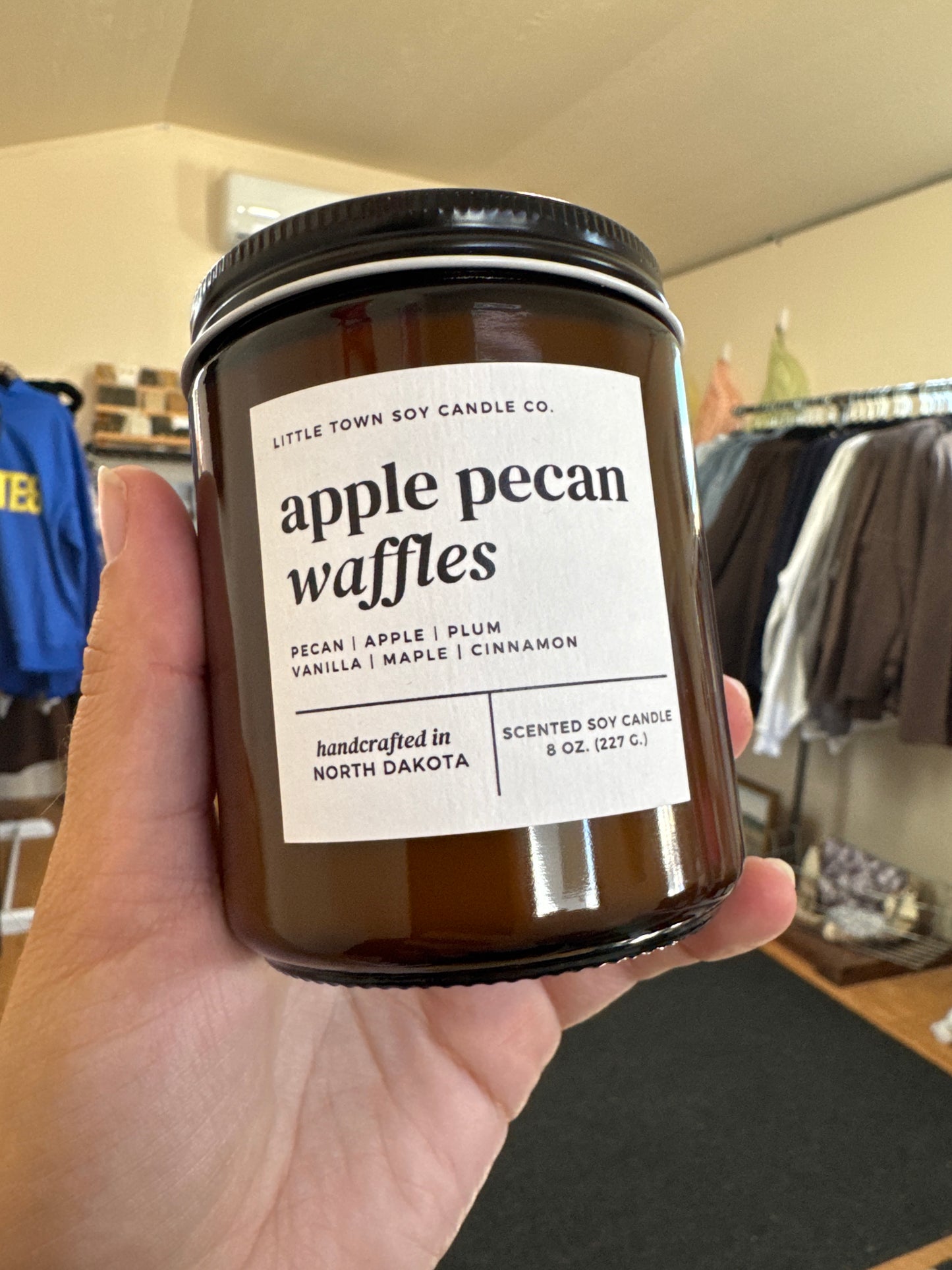 Little Town Soy Candle Co | Apple Pecan Waffles | 8 oz