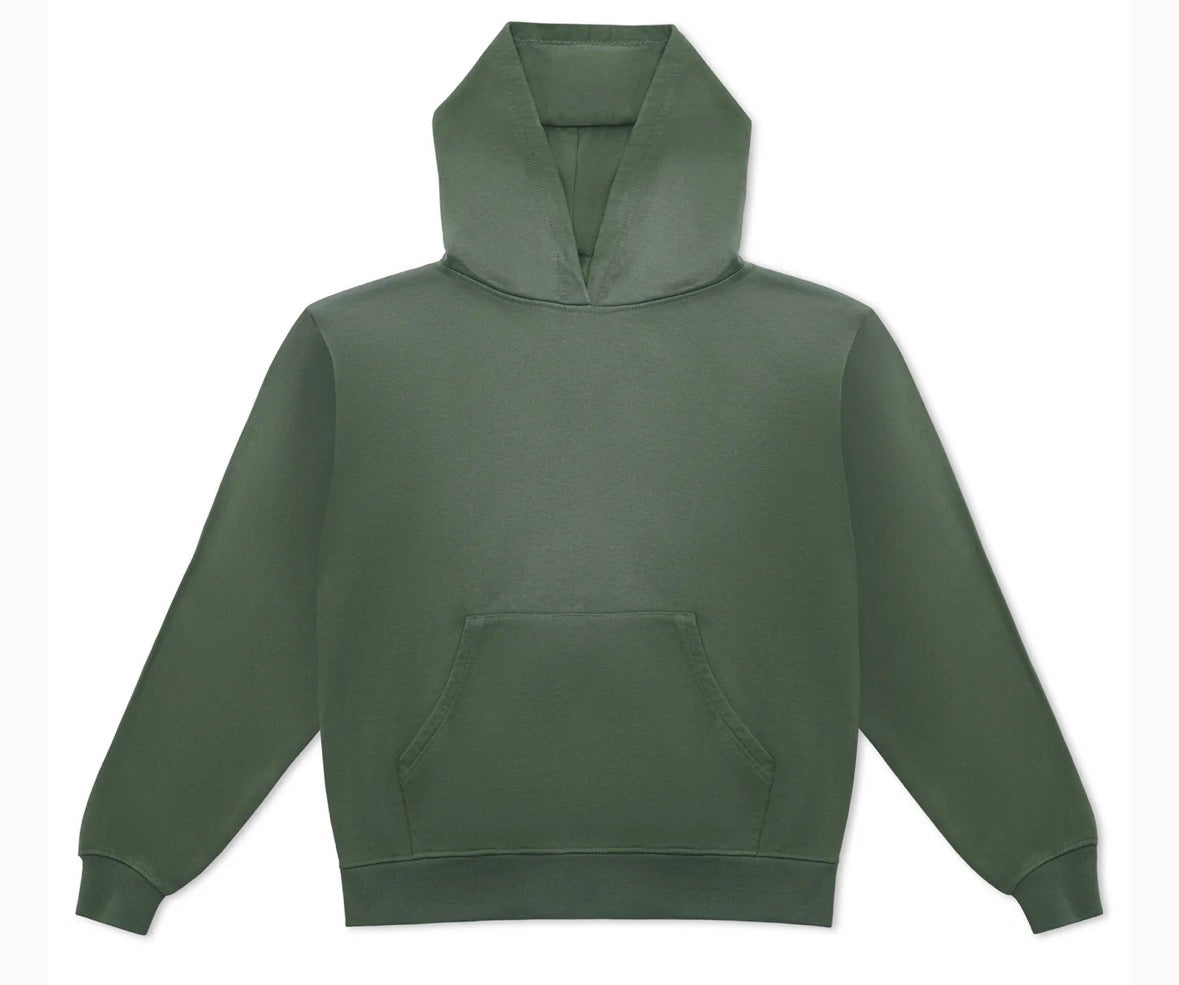 100% Cotton Hoodie | Potassium Green