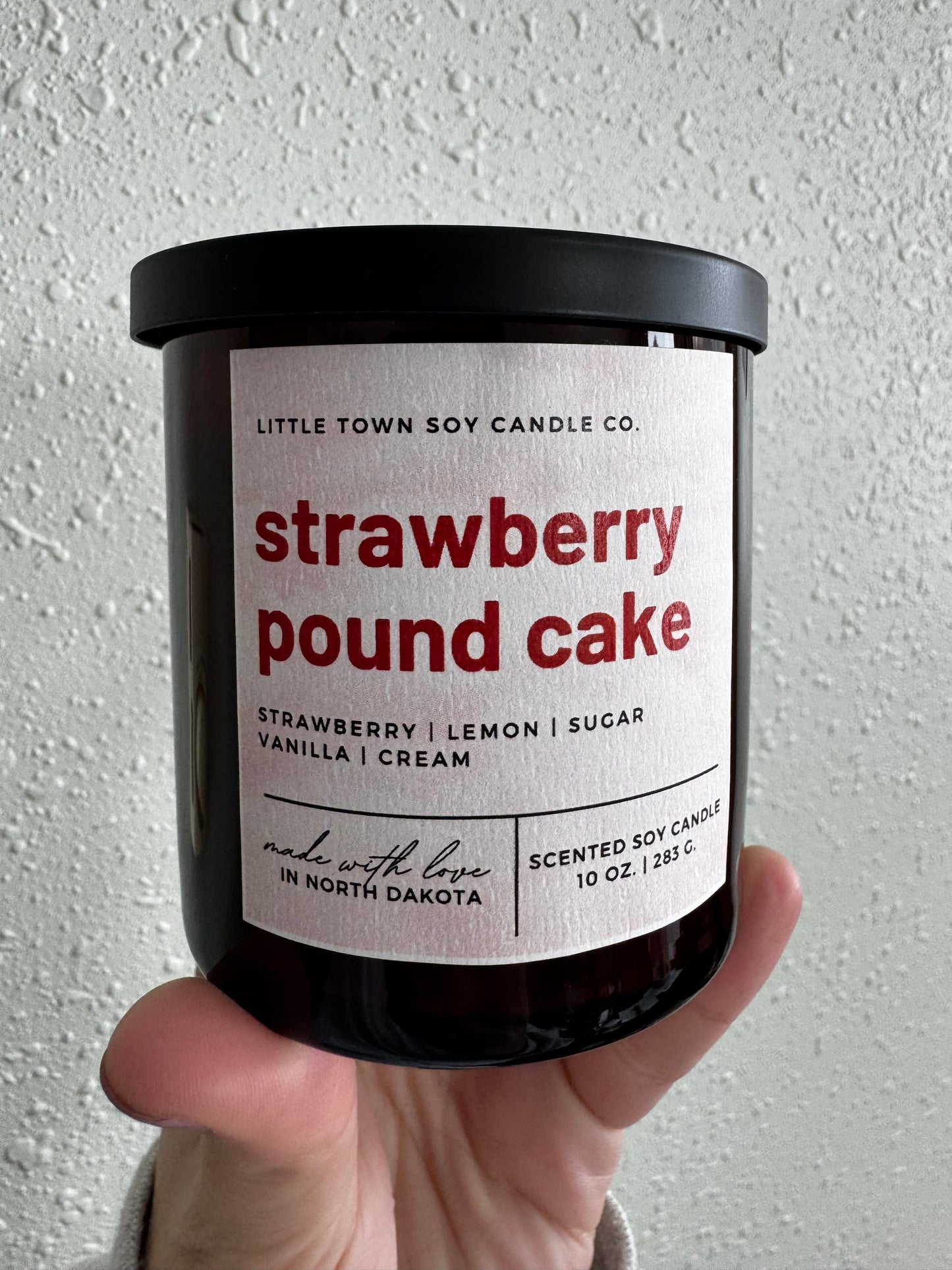 Little Town Soy Candle Co. Strawberry Pound Cake