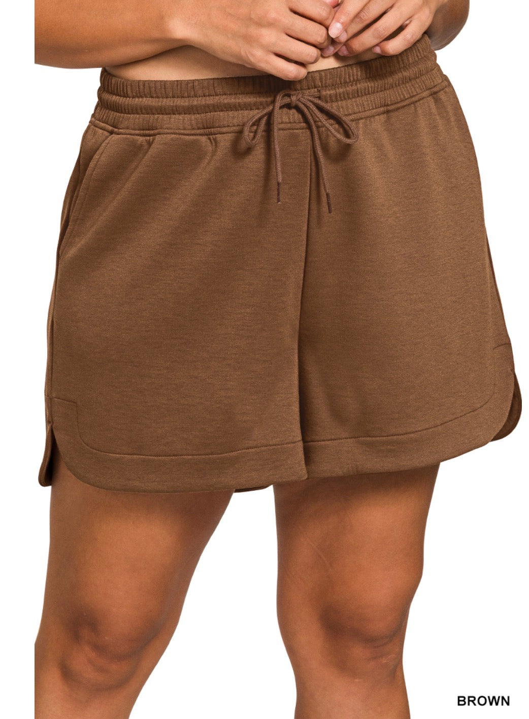 Plus | Scuba Shorts | Brown