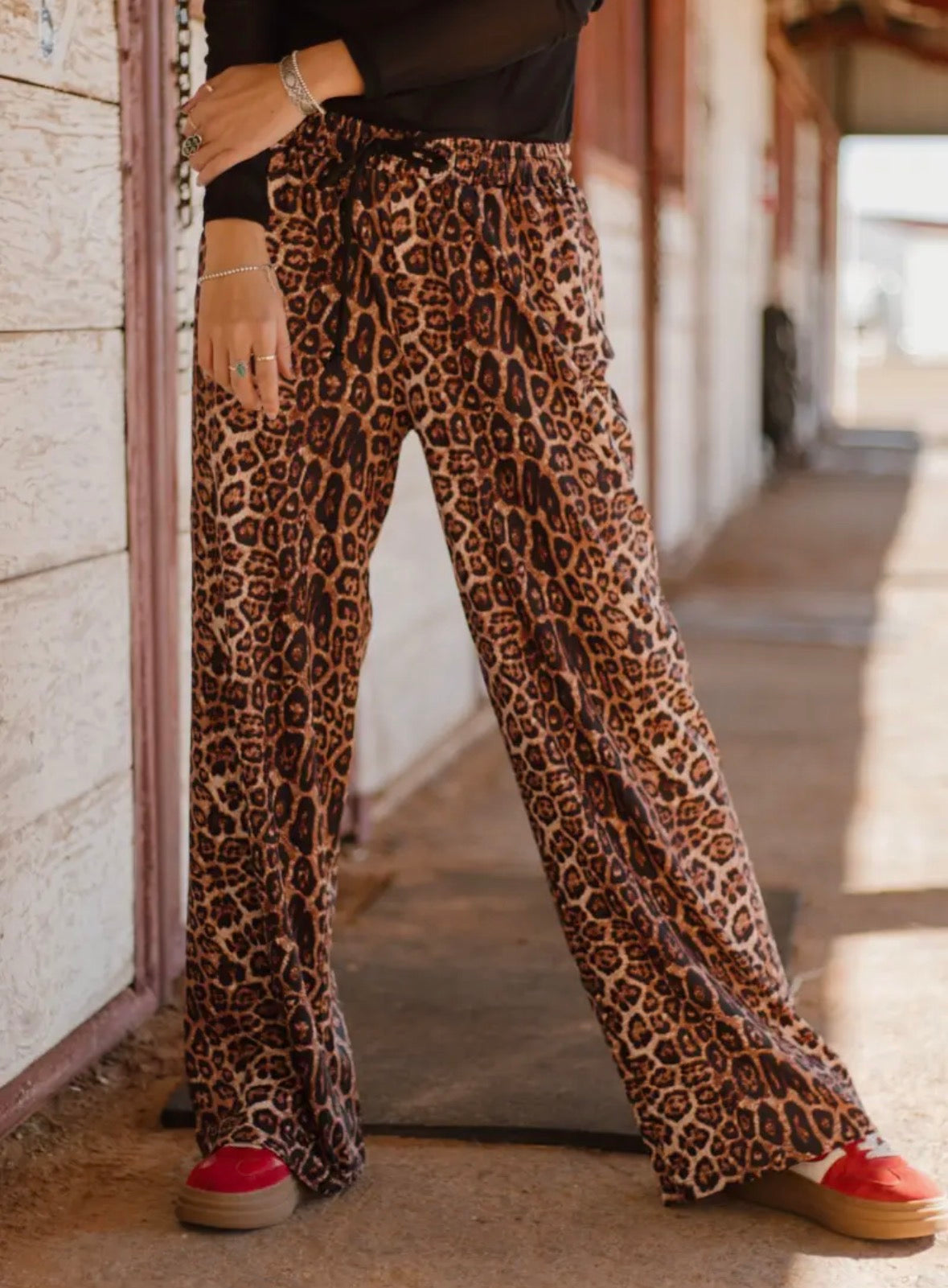 Leopard Print Pants