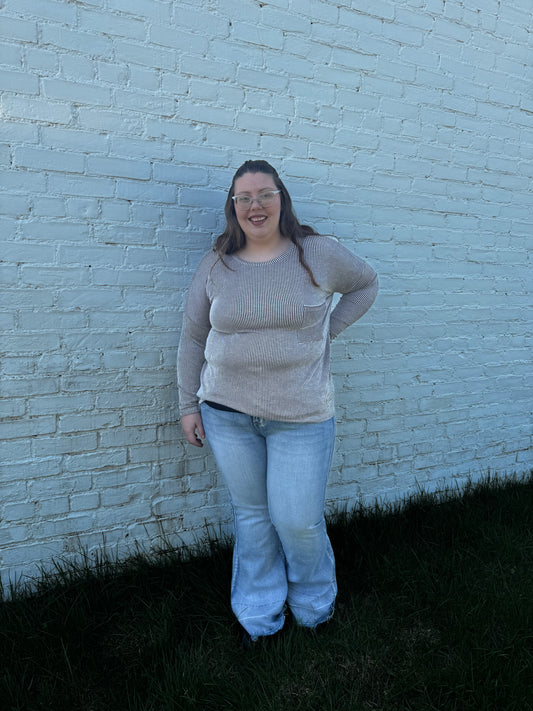 Ribbed & Oversized Long Sleeve
