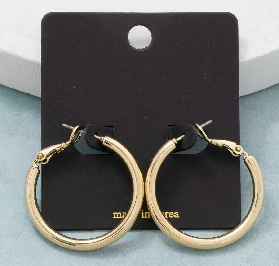 Classic Gold Hoops