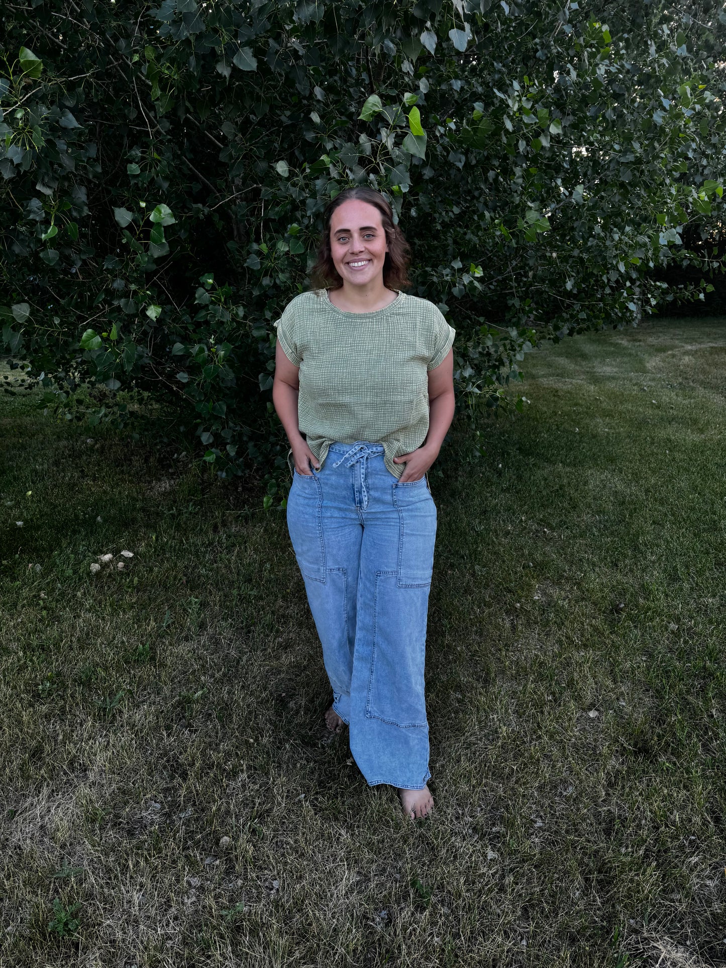 Acid Washed Short Sleeve