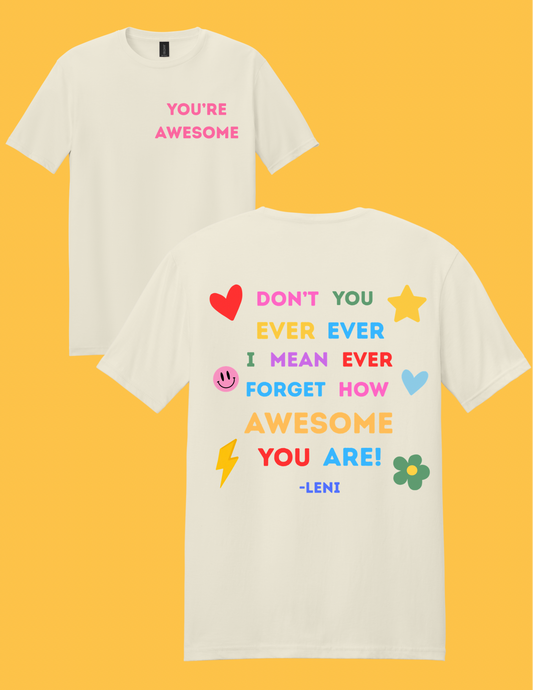 FUNDRAISER: LENI JORSTAD | Tees | Multiple Sizes | Colorful Wording