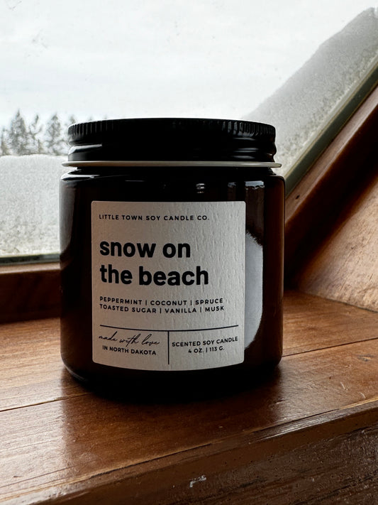 Little Town Soy Candle Co. Snow on the Beach