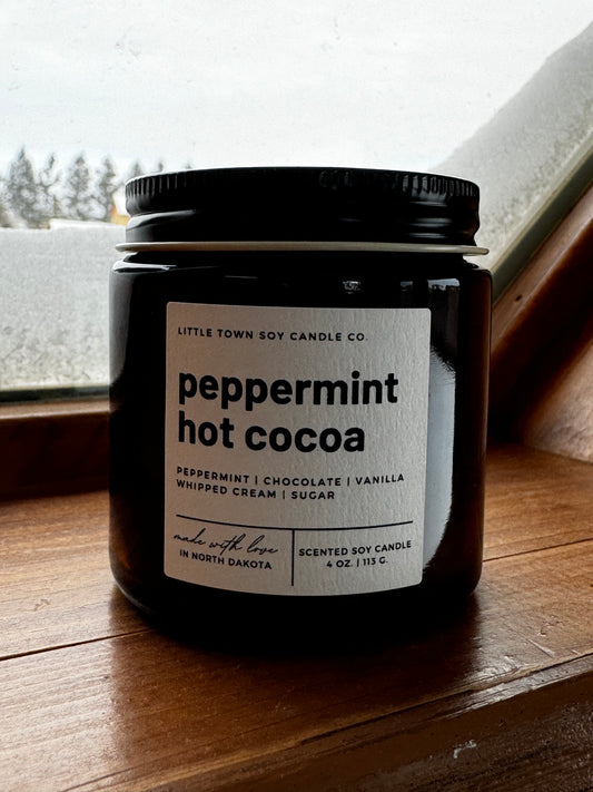 Little Town Soy Candle Co. Peppermint Hot Cocoa