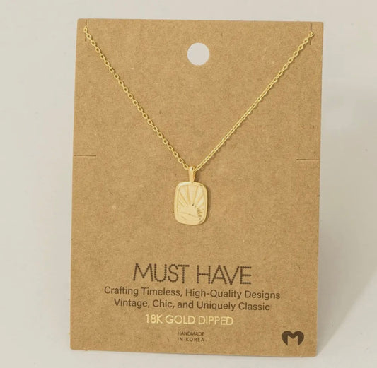 Sunrise Gold Necklace