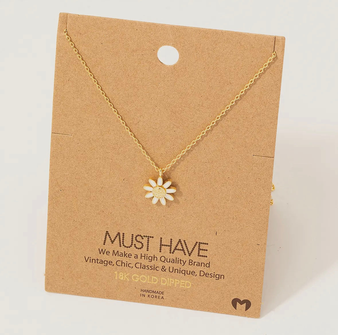 Dainty Daisy Necklace
