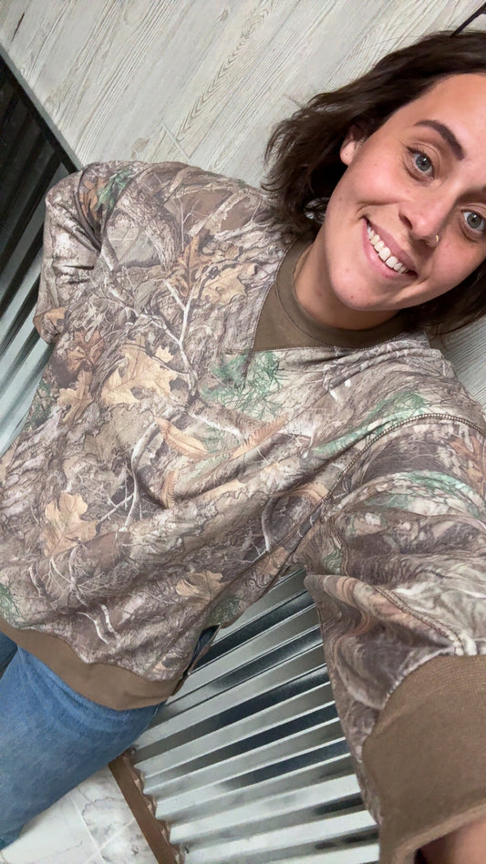 Camo Crewneck