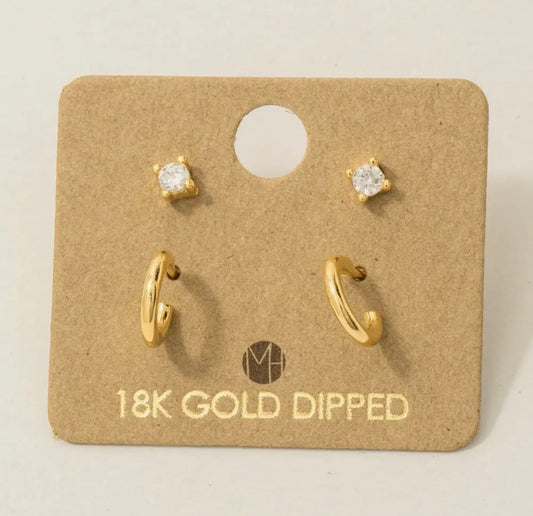 Mini Stud Earring Set