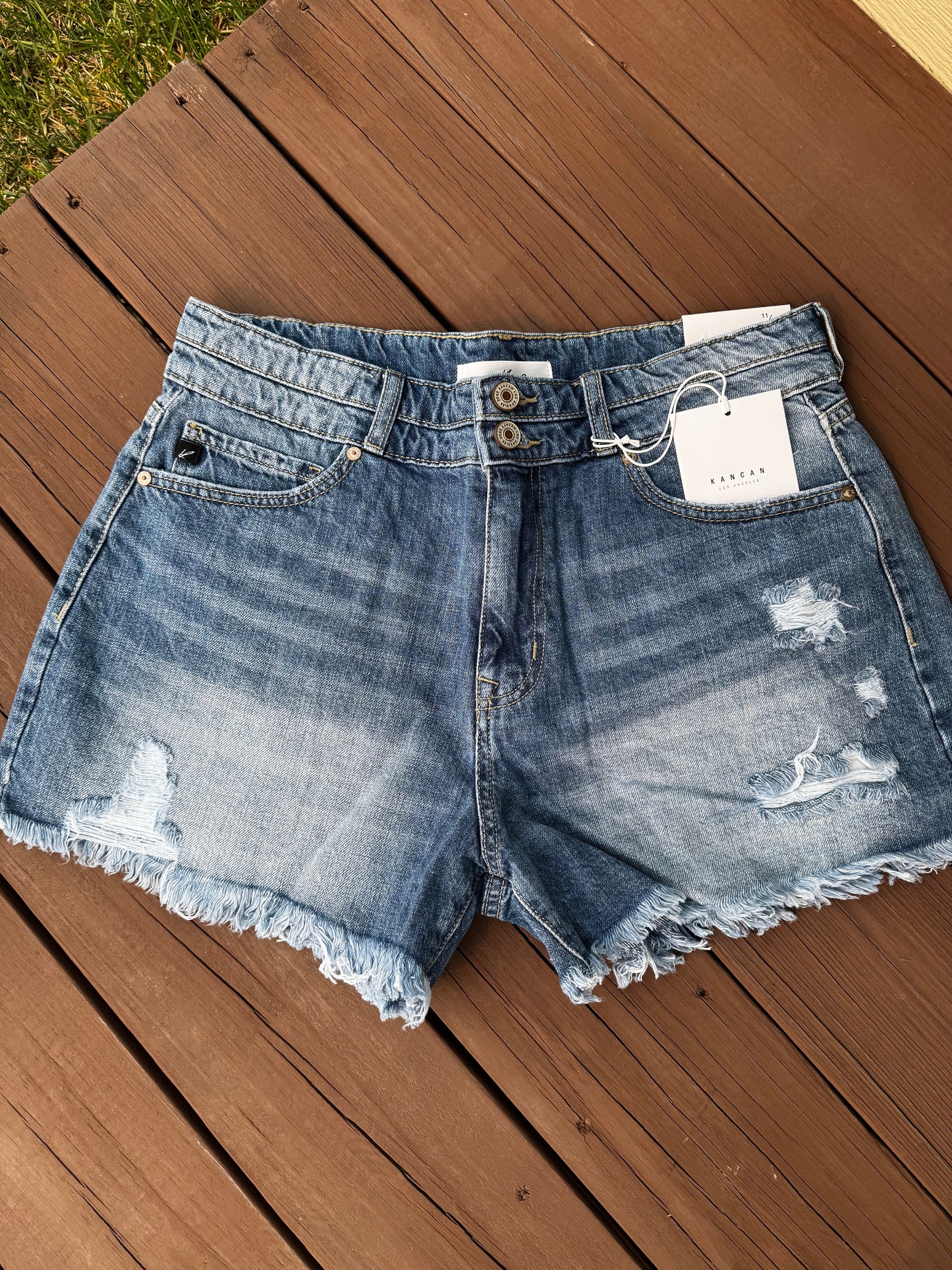 Kancan High Rise Mom Shorts
