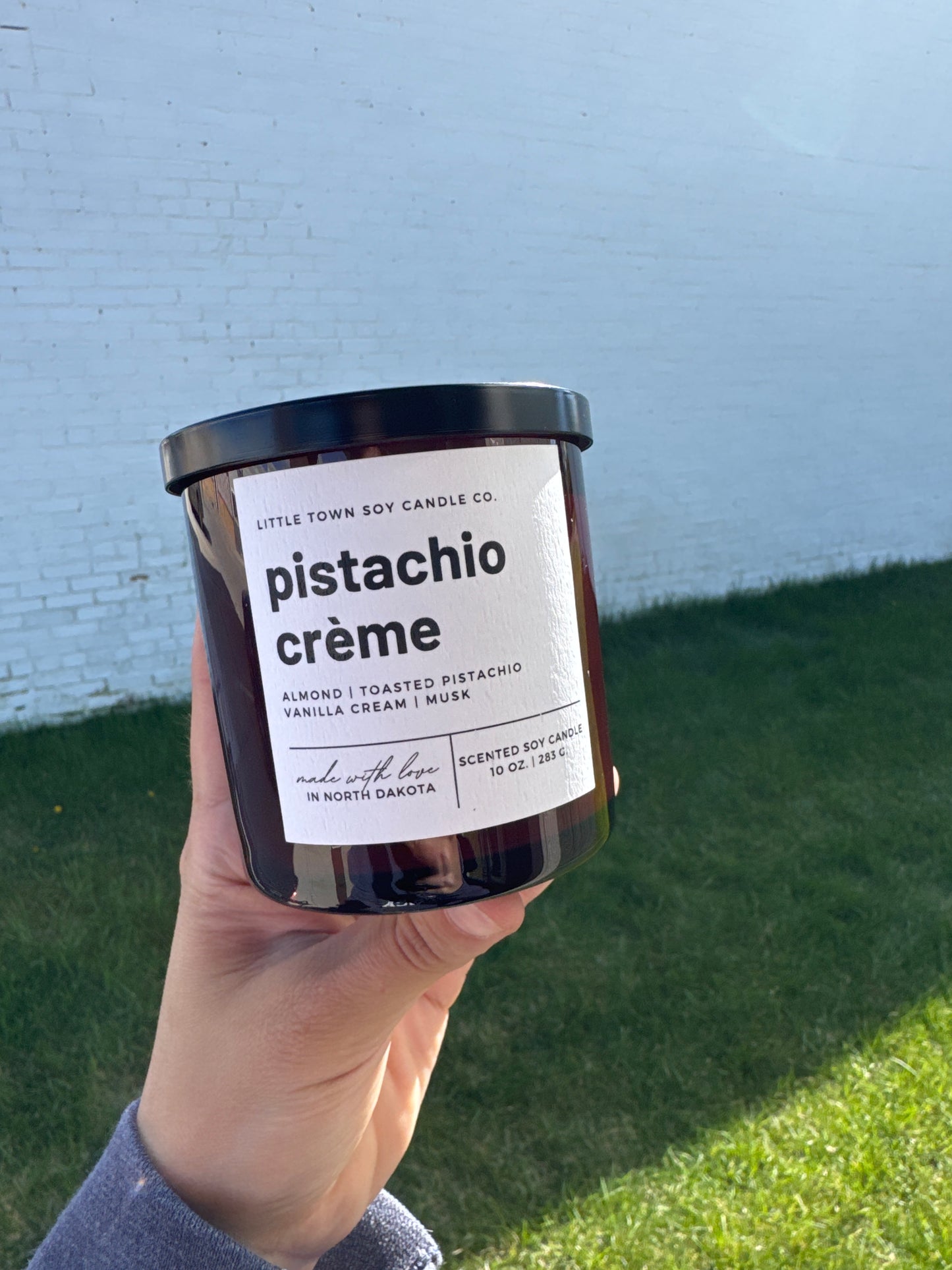 Little Town Soy Candle Co. Pistachio Creme