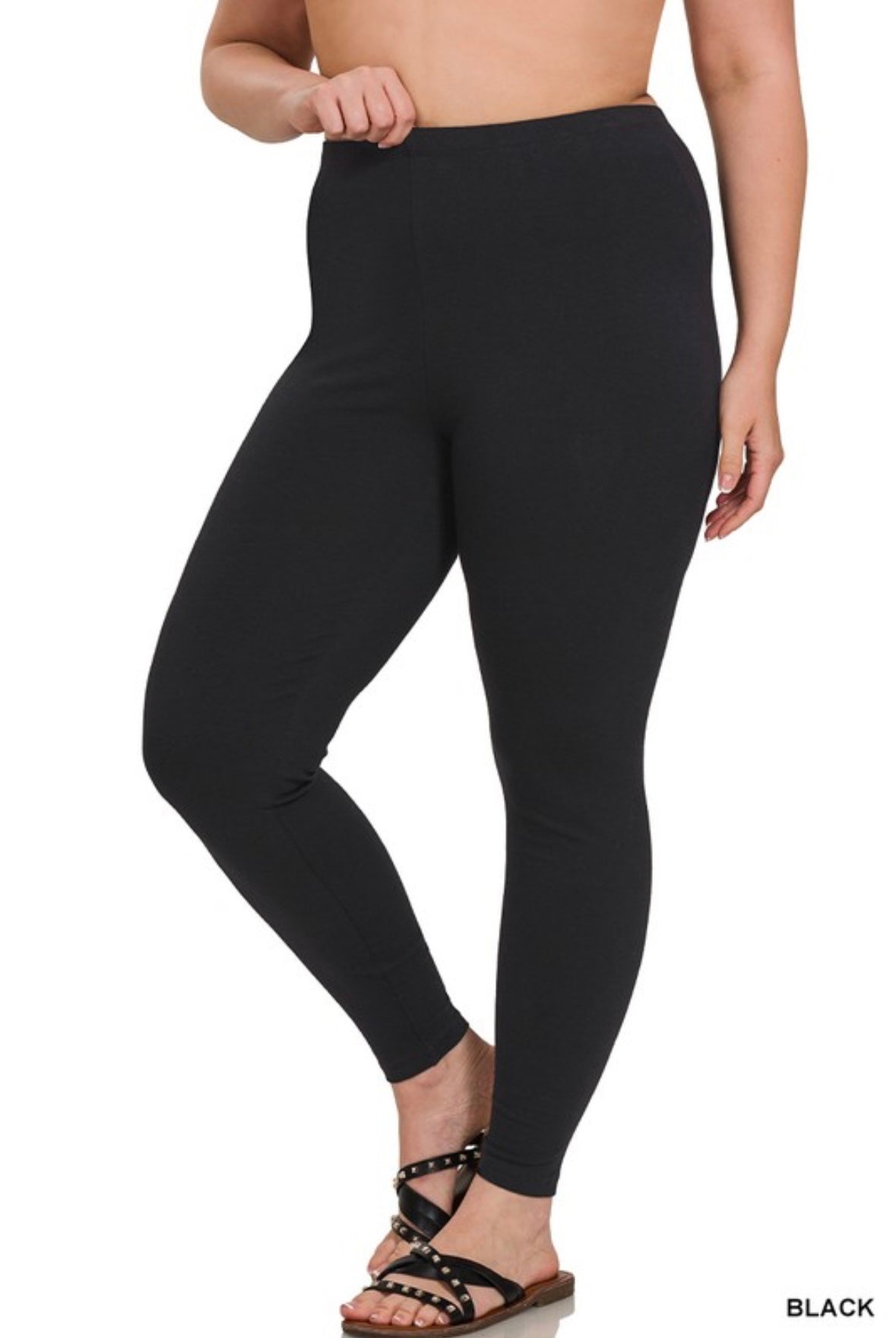 Plus Size Premium Cotton Leggings