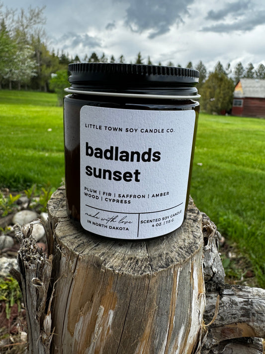 Little Town Soy Candle Co. Badlands Sunset