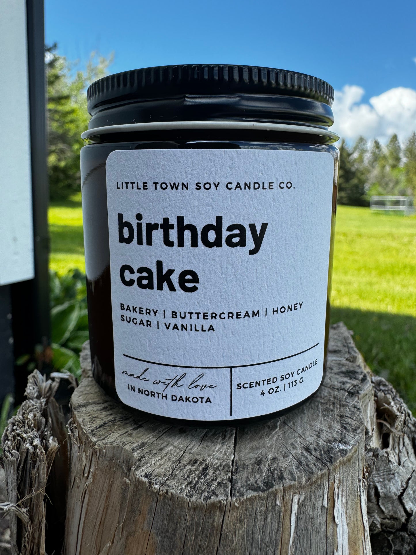 Little Town Soy Candle Co. Birthday Cake