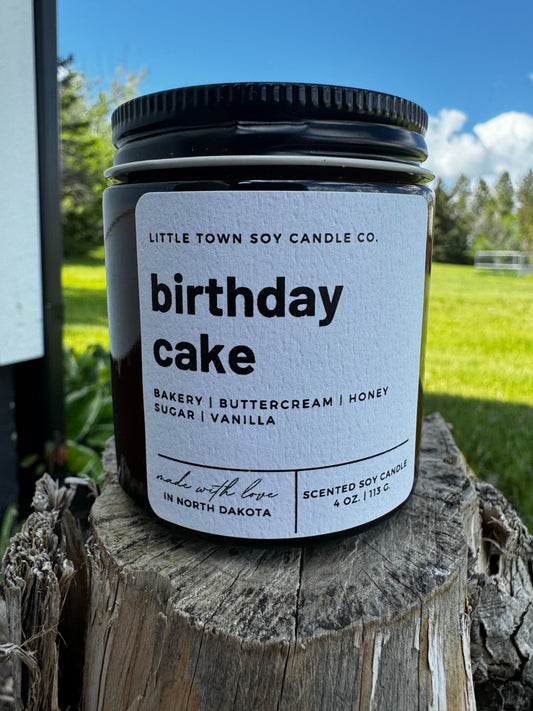 Little Town Soy Candle Co. Birthday Cake