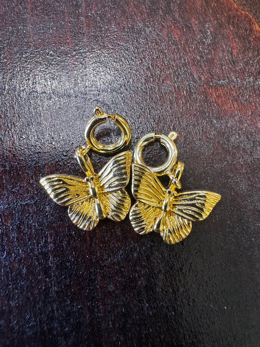 Gold Butterfly Charm